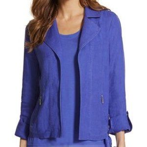 Chico’s Linen Moto Jacket